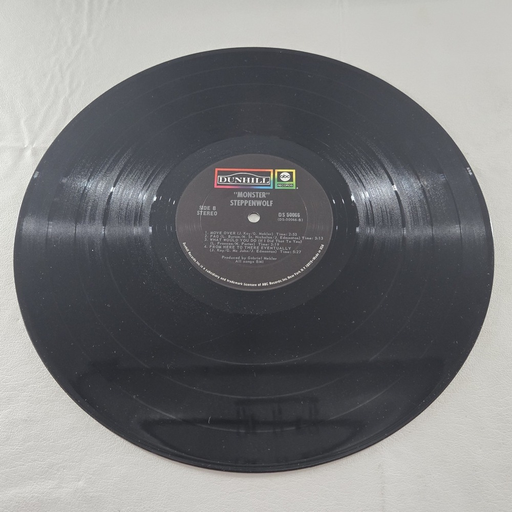 Steppenwolf Monster Dunhill Records Record LP Vinyl DS-50066 VG Tested Gatefold - Picture 13 of 14